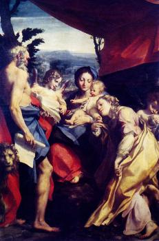 科雷喬 Madonna with St. Jerome (The Day)